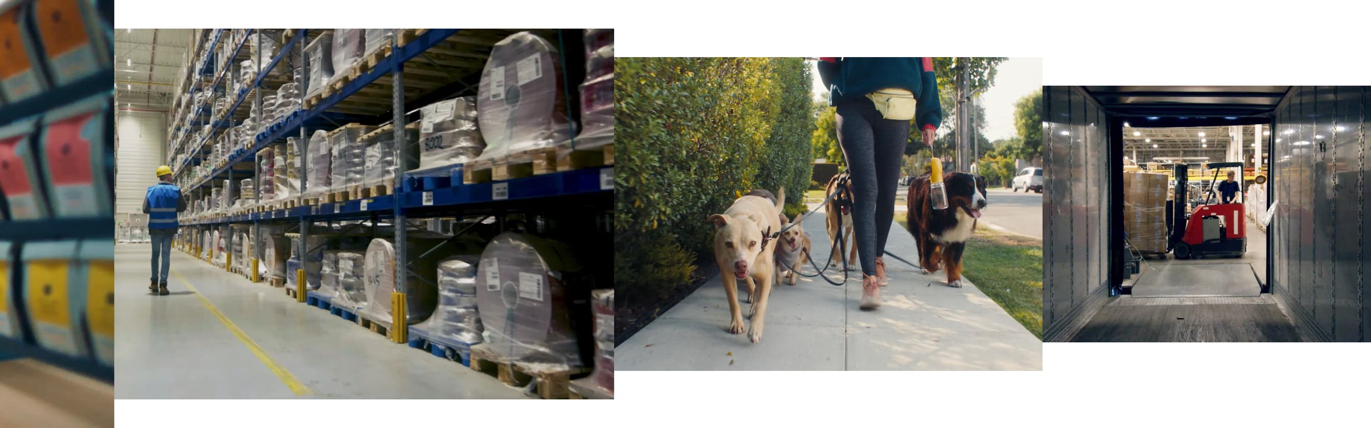 Warehouses, local deliveries, and everyday commerce